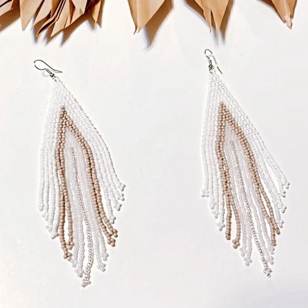 Tassel drop earrings #897